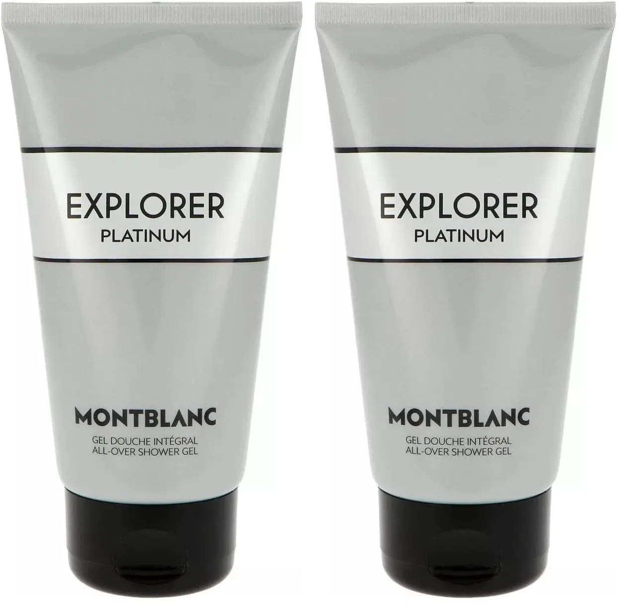 Гель для душа Explorer Platinum, MONTBLANC, набор 2 шт, 150 мл, Transparent