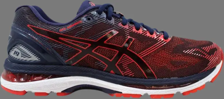 

Кроссовки gel nimbus 19 'peacoat red clay' Asics, красный