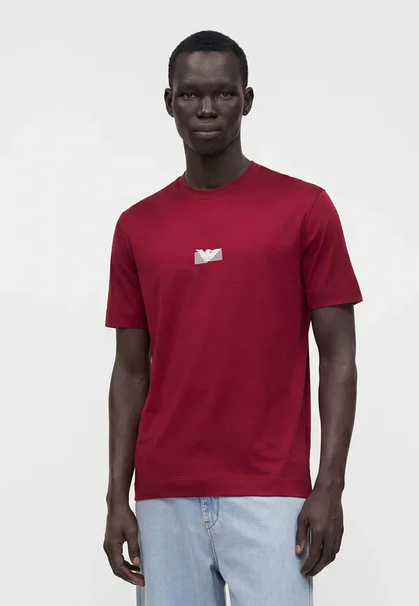 Футболка Emporio Armani, мерло — фото 3
