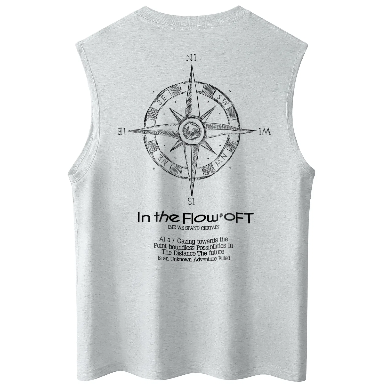 Детский топ-майка с круглым вырезом Disney, White Heather Gray
