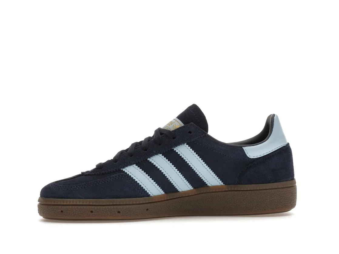 Детские кроссовки с замшевым верхом Adidas Handball Spezial, Collegiate Navy Clear Sky Gum — фото 3