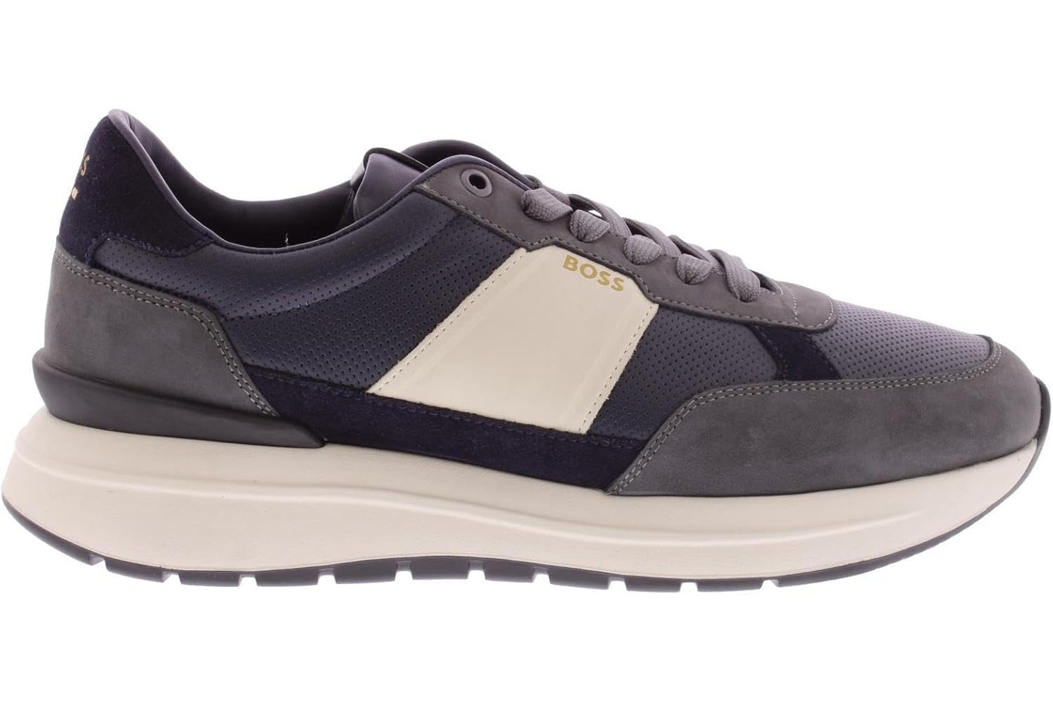 

Мужские кроссовки Hugo Boss Jace Suede Running, синие/серые