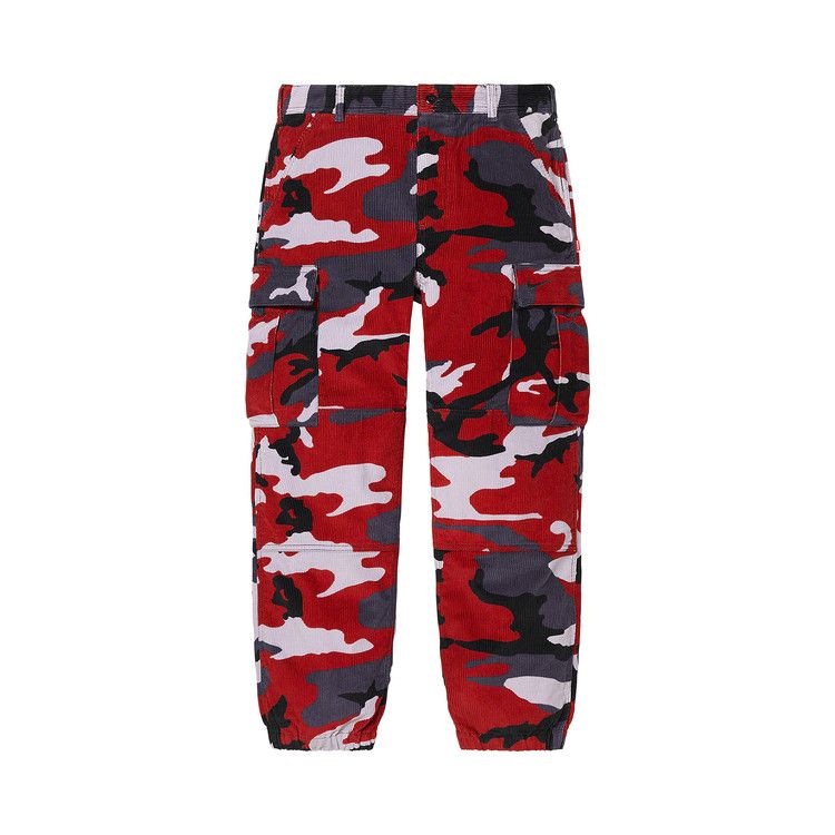 

Брюки Supreme x Nike Arc Corduroy Cargo Pant, Red Camo