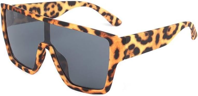 

Модные солнцезащитные очки большого размера, цельные солнцезащитные очки для женщин, черные, в крупной оправе, винтажные, ретро, ​​классические, унисекс HVTVTLA, C6 Leopard Smoke