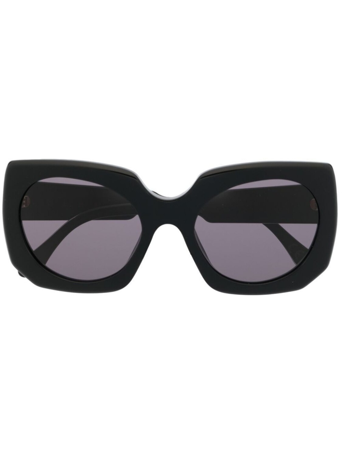 

Marni Eyewear солнцезащитные очки в массивной квадратной оправе, черный