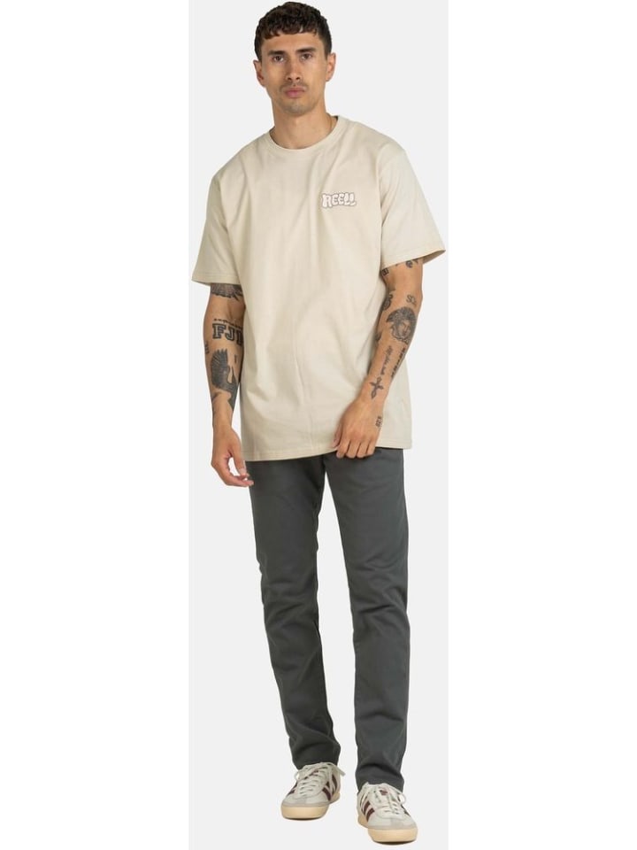 

Тканевые брюки Flex Tapered Chino Reell, серый