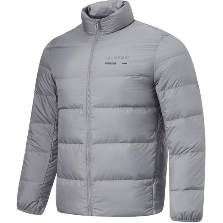 

Куртка пуховая мужская LiNing Fitness Series Rubble Gray, Серый, Куртка пуховая мужская LiNing Fitness Series Rubble Gray