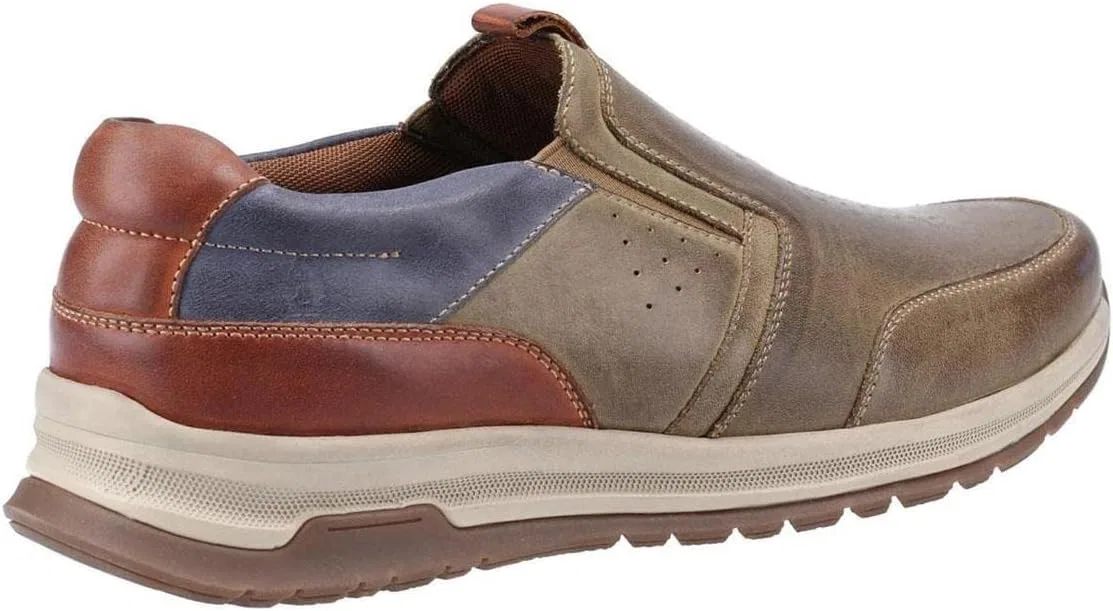 Мужские слипоны Hush Puppies Cole, Khaki — фото 4