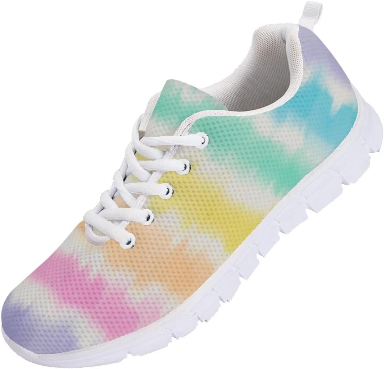 

Мужские беговые кроссовки Funnydude Funny Print 2025, легкие, дышащие, сетчатые, спортивные кеды, Rainbow