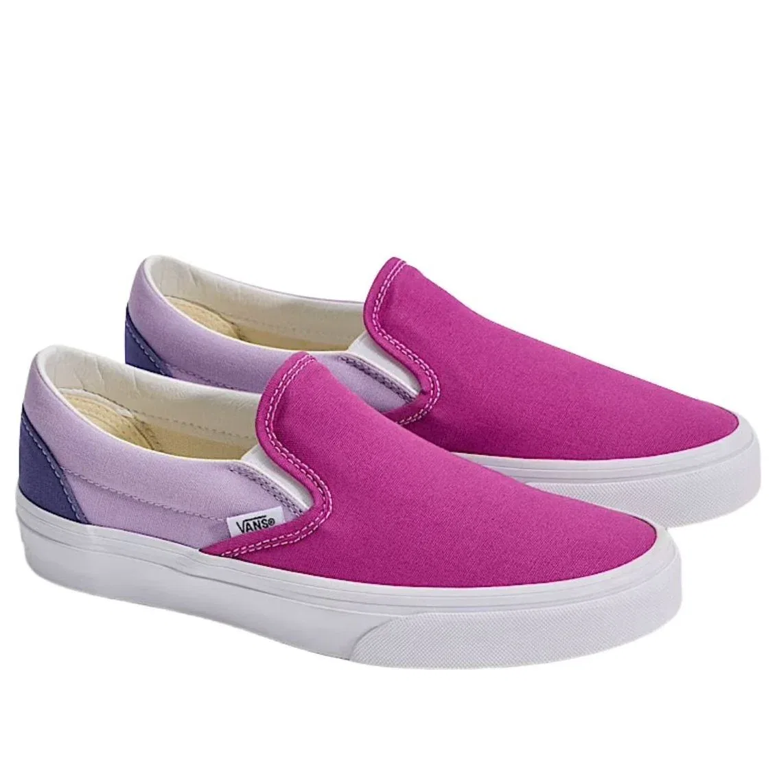 Слипоны Vans Classic Slip-On 'Block Purple Blues' VN000ED2CYL, фиолетовый — фото 2