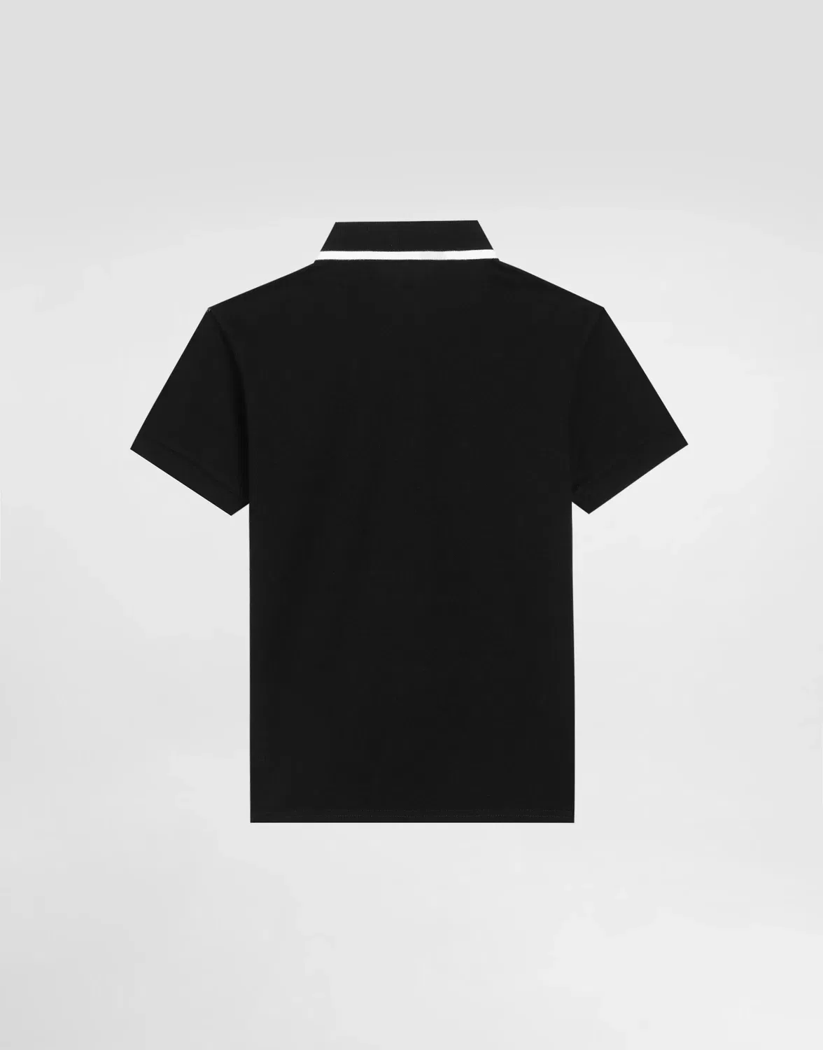 Рубашка-поло из пике с геральдической нашивкой DG DOLCE & GABBANA, черный — фото 2