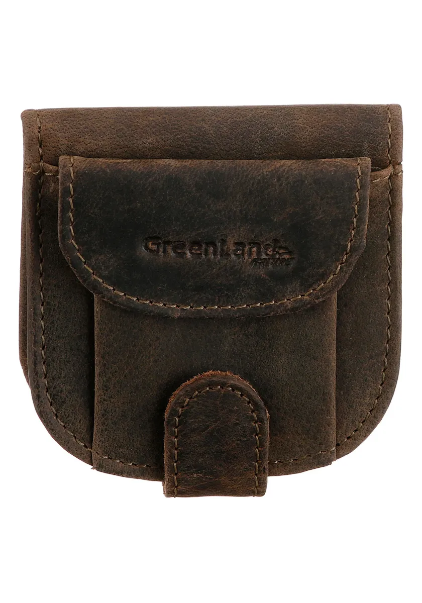 

Кошелек GreenLand Nature "Stone" из натуральной кожи, небольшого формата, коричневый