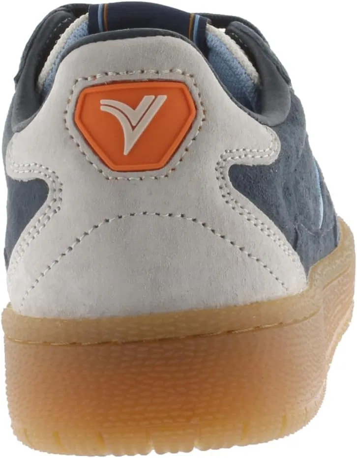 Кроссовки victoria 1985 Basket Unisex Smash Split Leather & Retro Logo & Caramel Sole 8806107 for Adults, Marino — фото 3