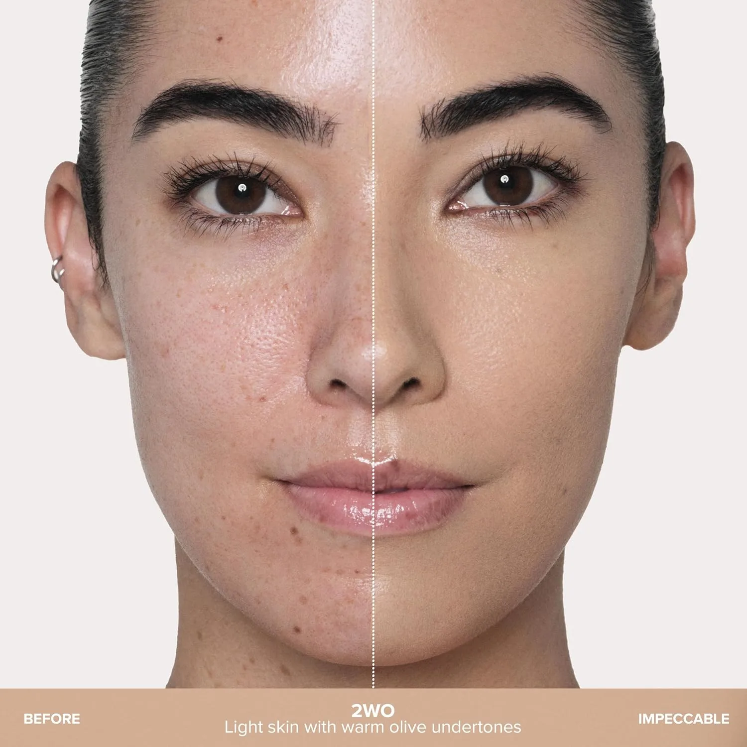 Anastasia Beverly Hills - Impeccable Blurring Second Skin Matte Foundation, 2WO — фото 2
