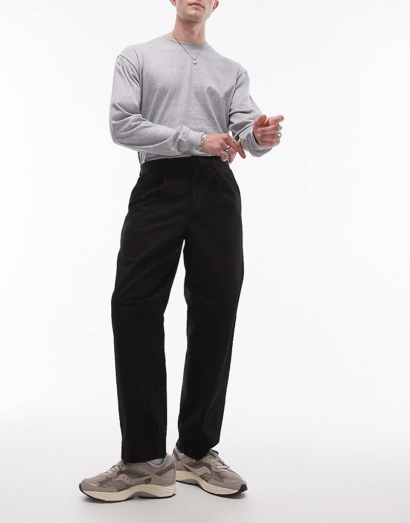 

Selected Homme – Art – Черные брюки свободного кроя