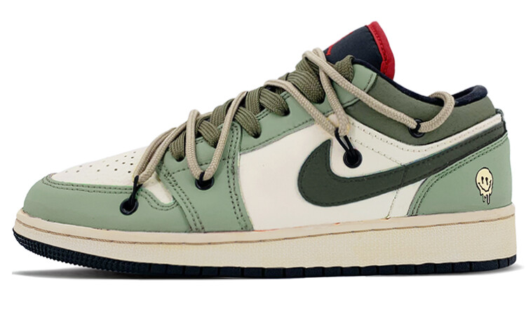 

Кроссовки Air Jordan 1 Vintage Basketball Shoes Women's Low-Top Jasper/White