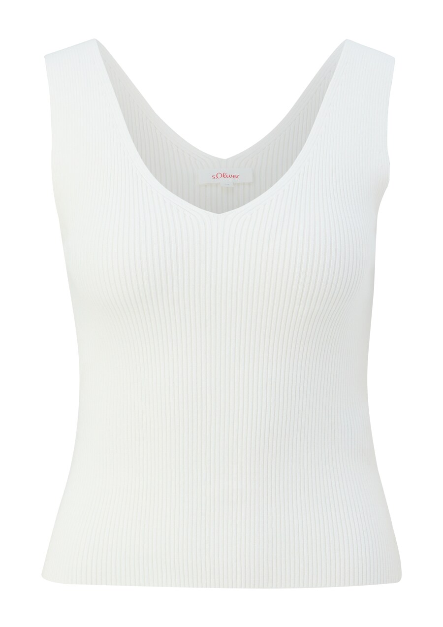 

Вязаный топ s.Oliver, White