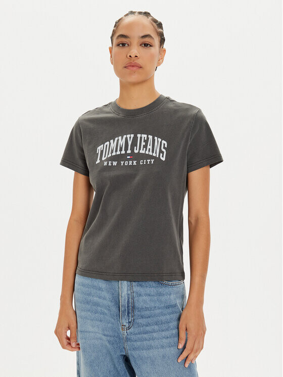 

Футболка стандартного кроя Tommy Jeans, серый