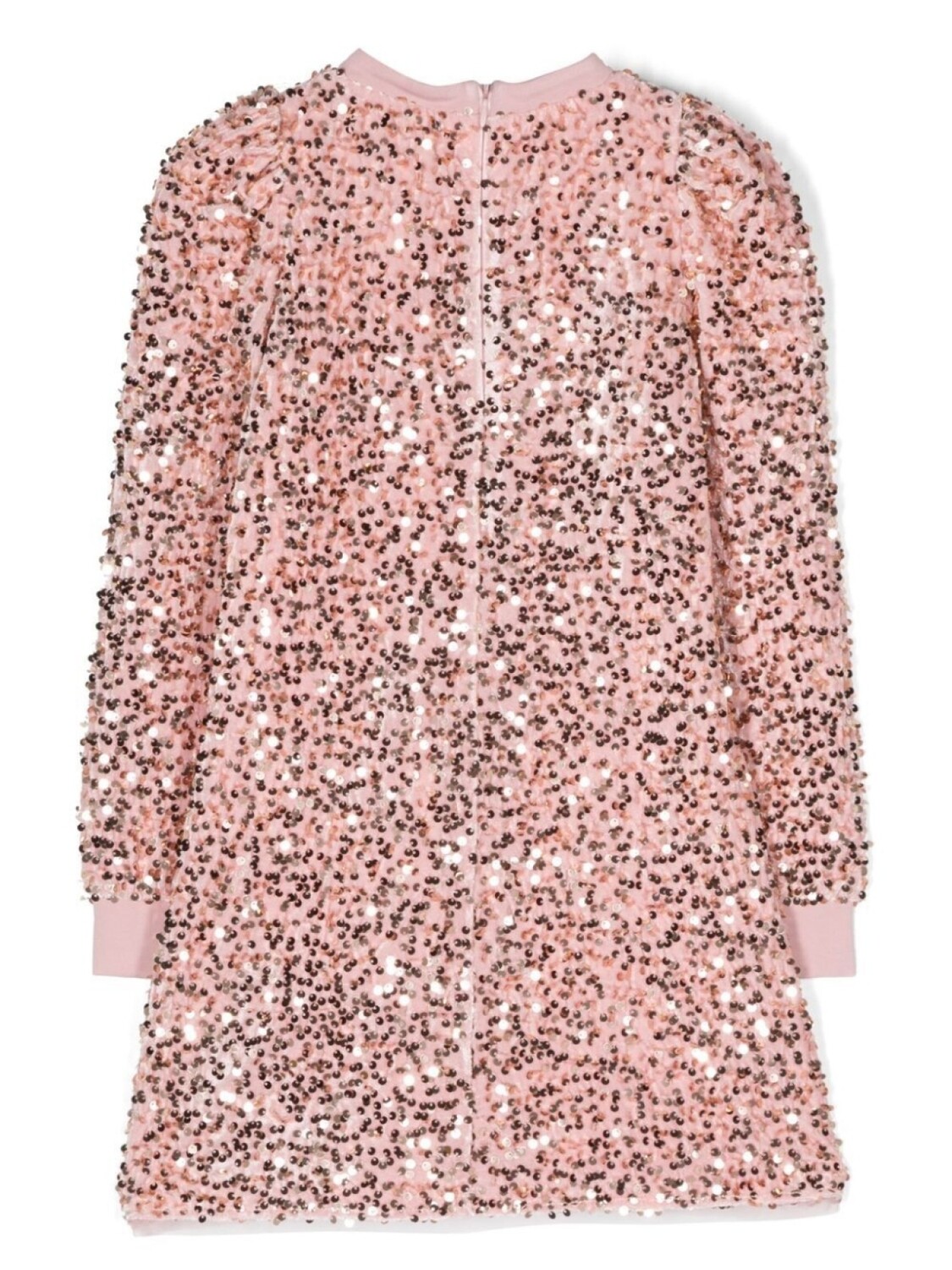 Miss Blumarine платье-трапеция с пайетками, розовый — фото 2