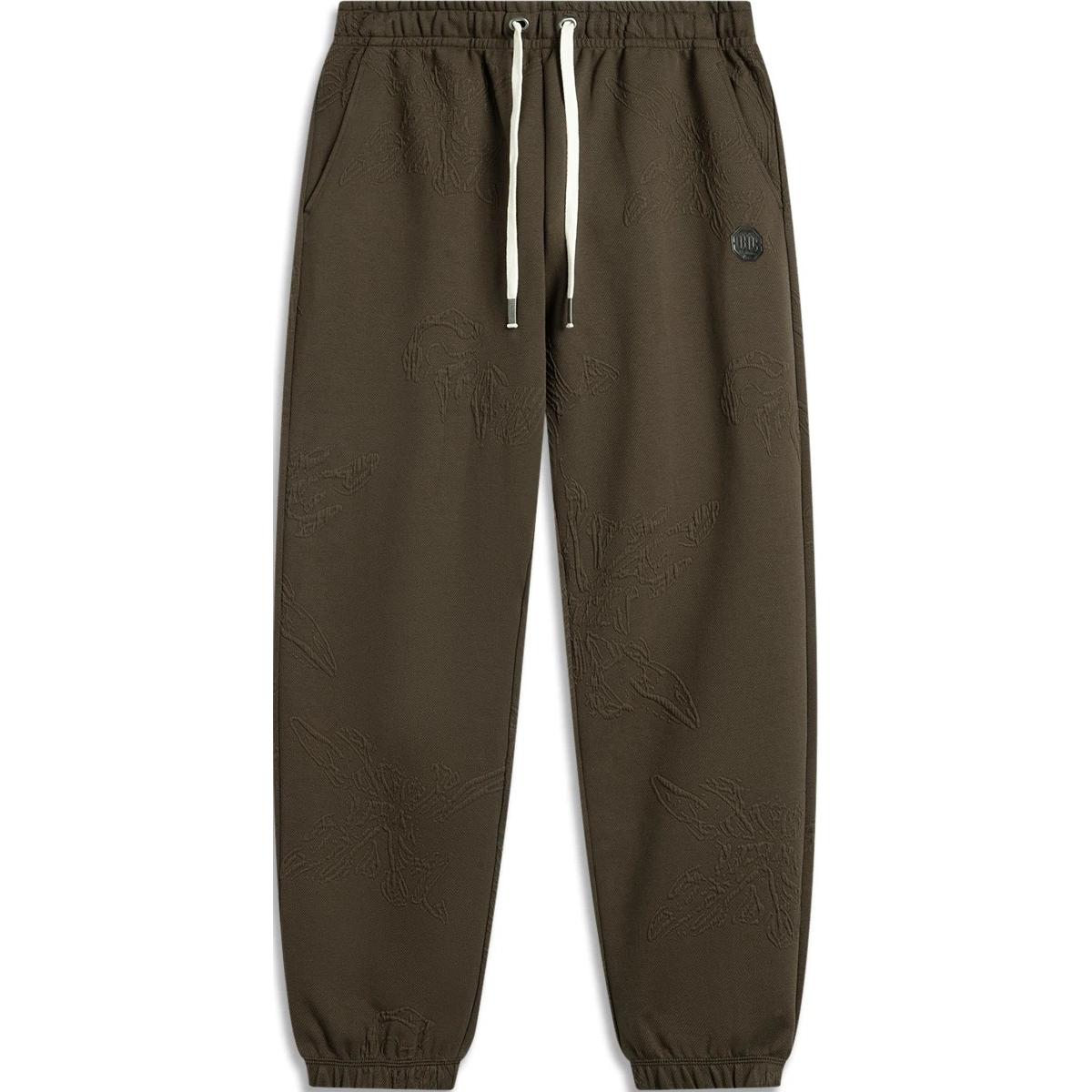 

LINING Брюки спортивные вязаные Badfive мужские slate brown