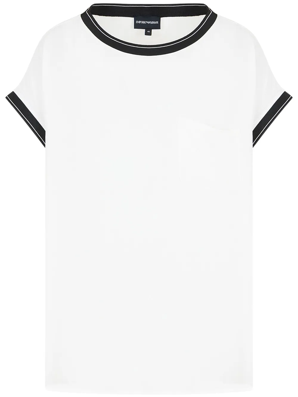 

Блузка с короткими рукавами EMPORIO ARMANI, белый