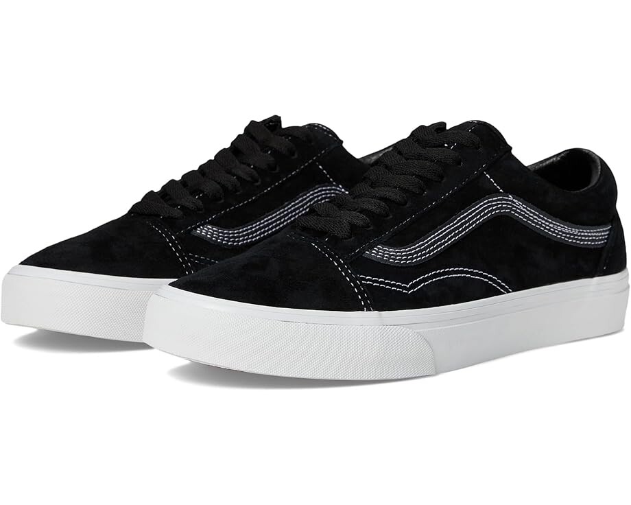 

Кроссовки Unisex Vans Old Skool, цвет Pig Suede Black