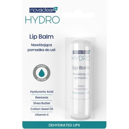 

Novaclear Hydro Moisturizing Lipstick с гиалуроновой кислотой для сухих и потрескавшихся губ