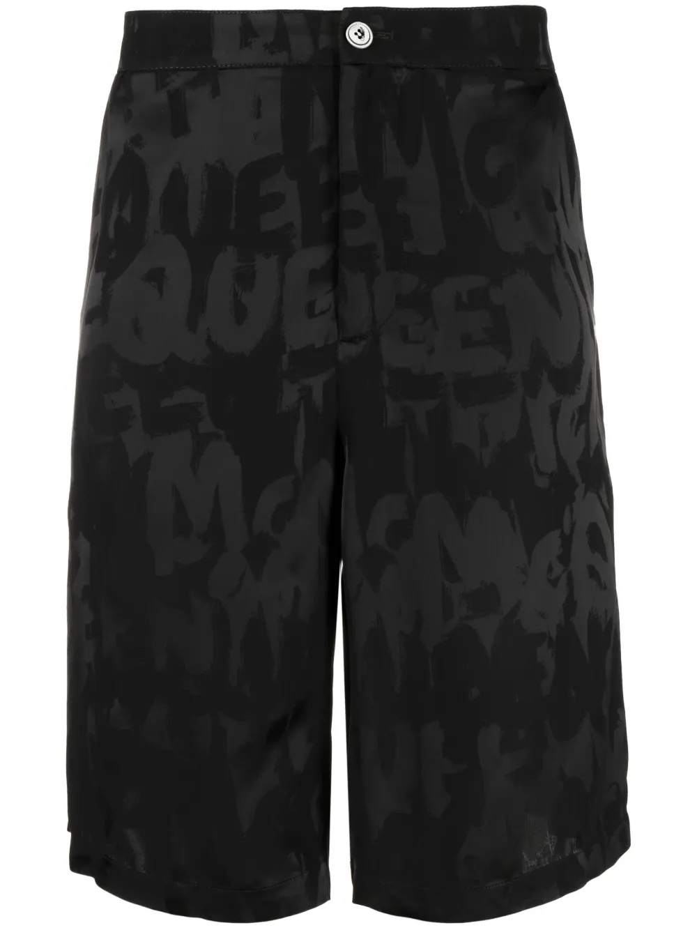 

Шорты Graffiti с логотипом Alexander McQueen, черный