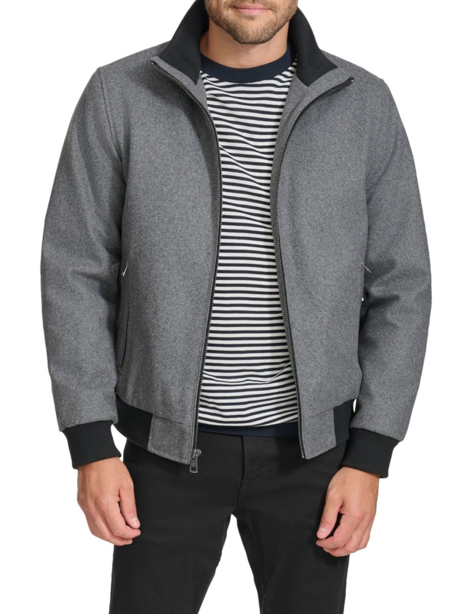 

Куртка из смесовой шерсти Calvin Klein, угольный, Черный, Куртка из смесовой шерсти Calvin Klein, угольный