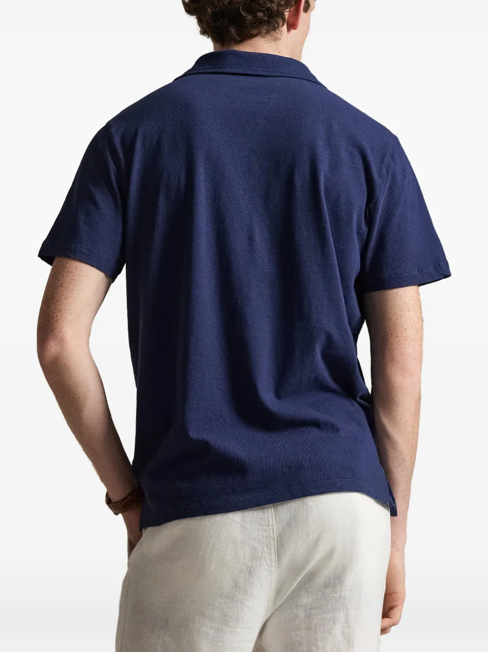 Футболка с вышивкой Polo Ralph Lauren, синий — фото 4