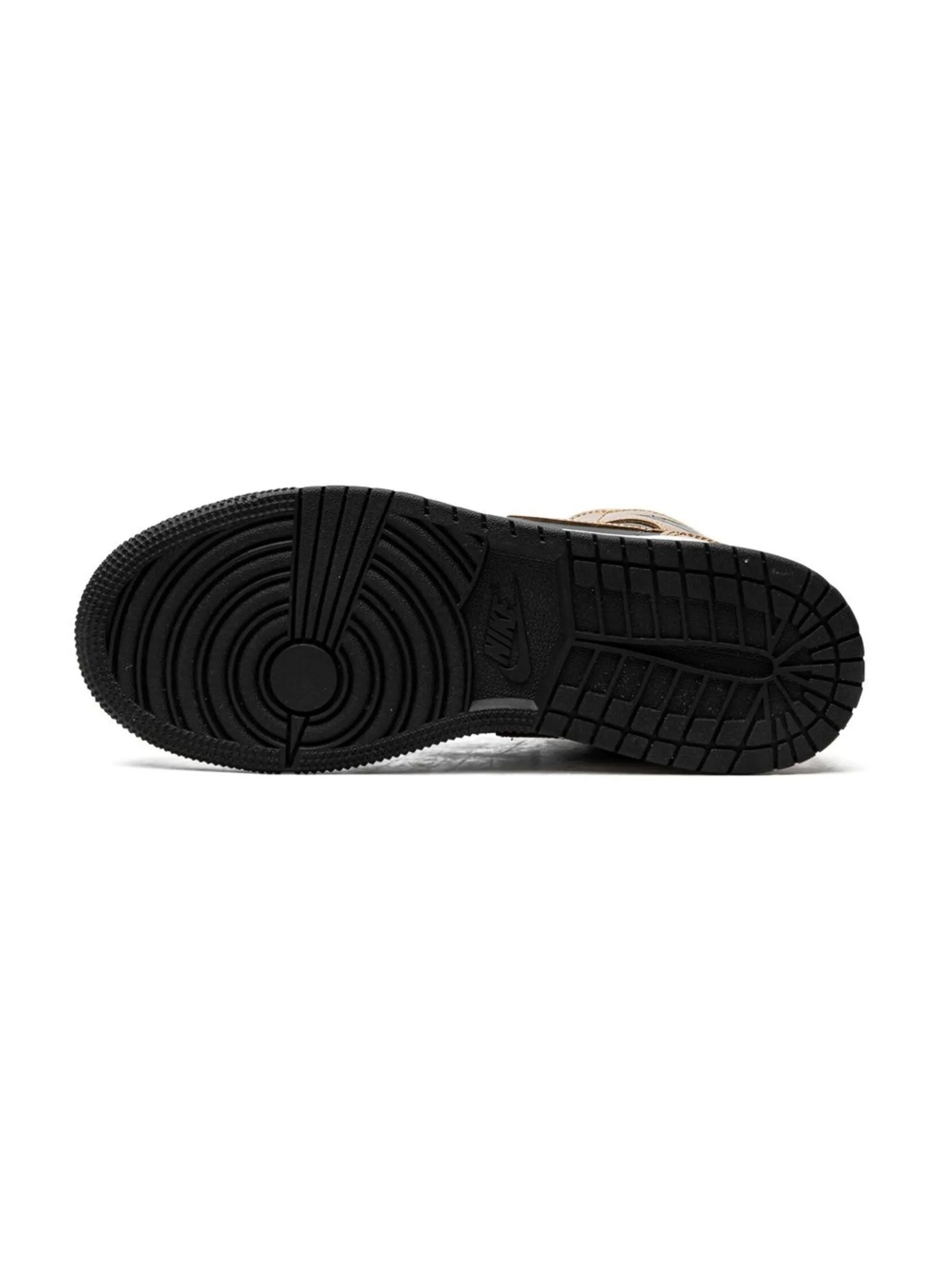 Кроссовки Air Jordan 1 Mid SE Jordan Kids, черный — фото 4