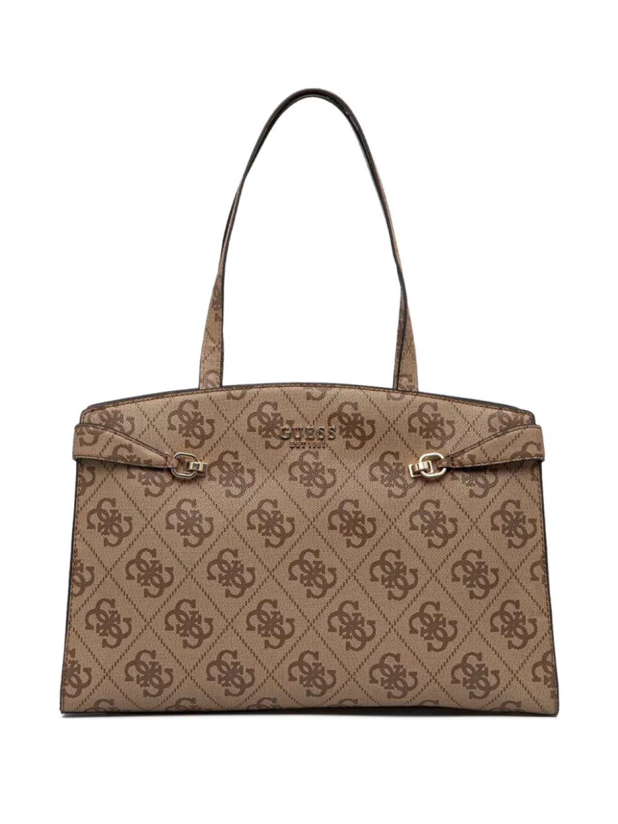 

GUESS USA сумка-тоут с монограммой, коричневый