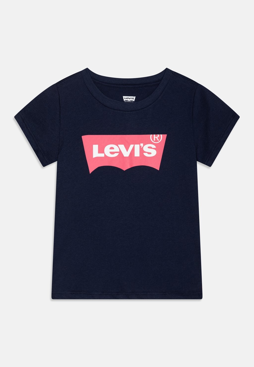 

Футболка с принтом BATWING TEE Levi's, цвет peacoat/tea tree pink