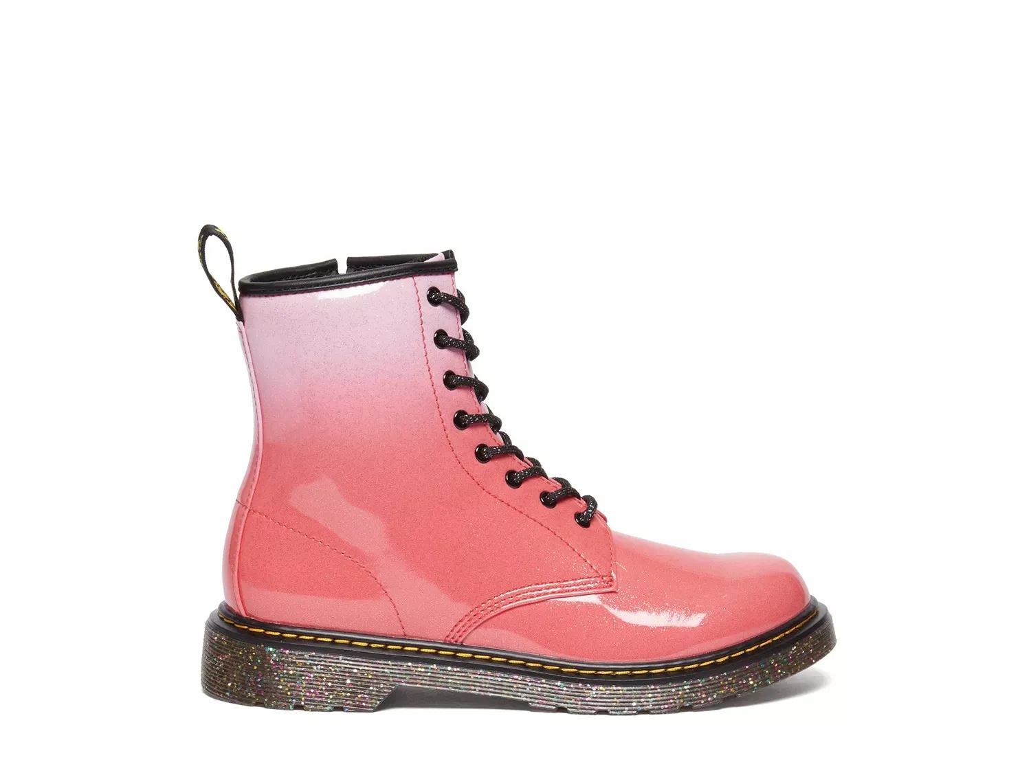 Ботинки Dr. Martens 1460 Glitter Ombre — детские, ярко-розовые — фото 4