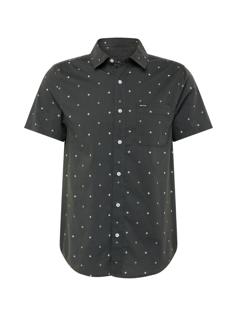 

Повседневная рубашка Brixton Regular fit Button Up Shirt CHARTER, черный