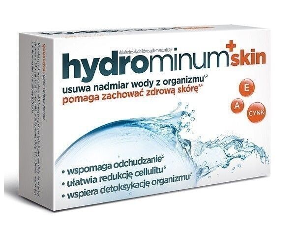 

Hydrominum +Skin Tableteki препарат, поддерживающий здоровье кожи, 30 шт.
