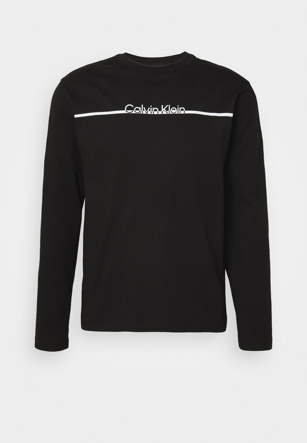 

Топ с длинными рукавами SPLIT LINE LOGO Calvin Klein, черный