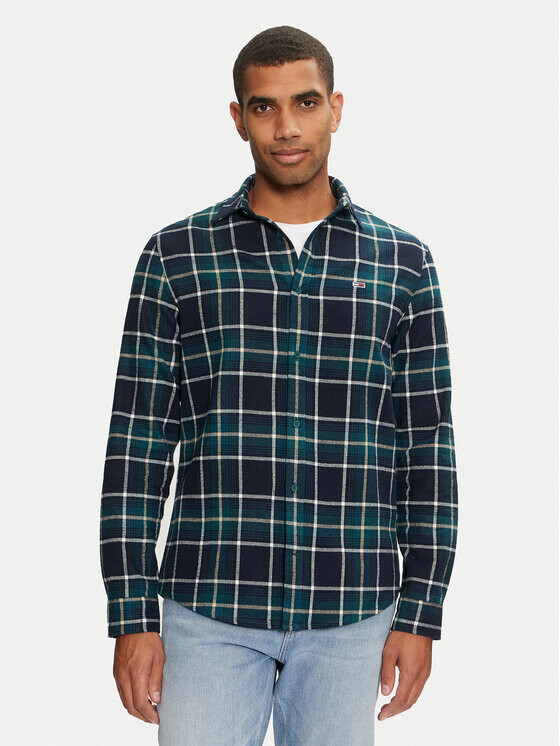 

Рубашка стандартного кроя Tommy Jeans, зеленый