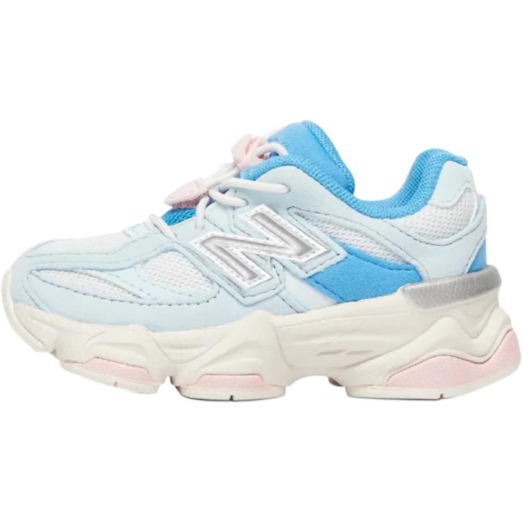 

New Balance NB 9060 устойчивые к истиранию низкие детские ботинки Blue/White/Pink для малышей