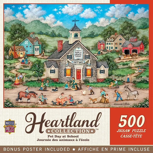 

Heartland - День домашних животных в школе, пазл из 500 деталей Masterpieces Puzzles, multicolor