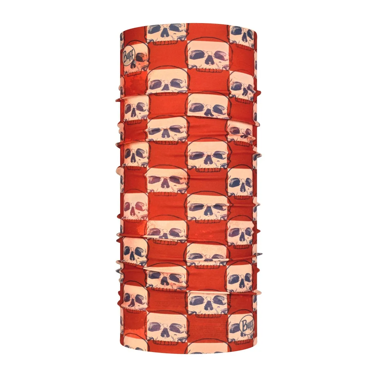 

Универсальный шейный платок Skull Plaid Multi Buff, красный