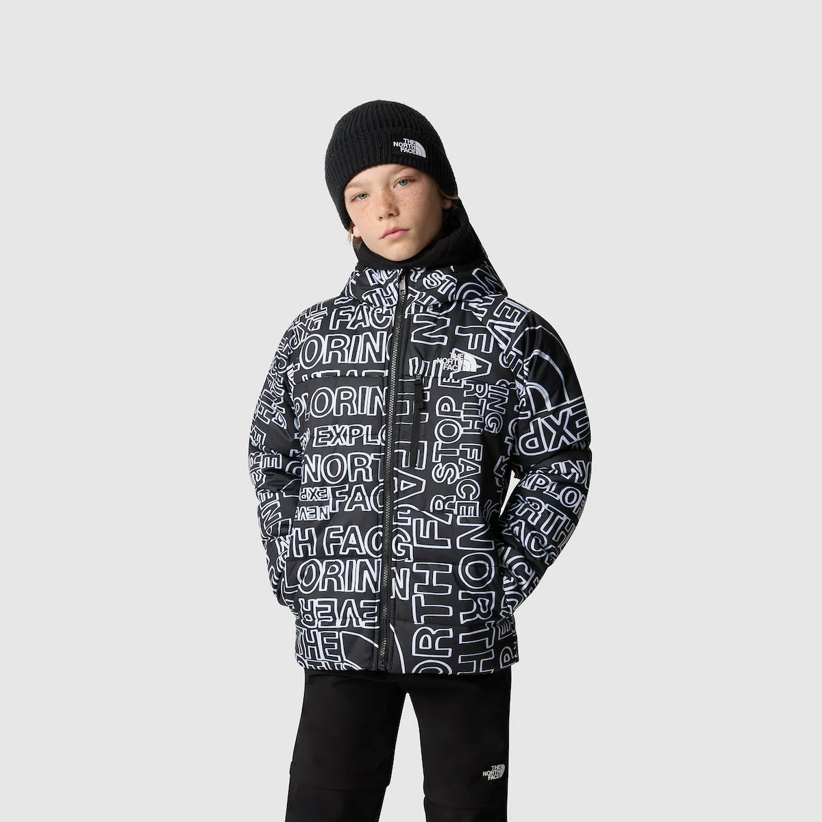 

Детская куртка North Face Reversible Puppy The North Face, черный
