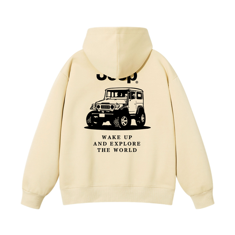 

Толстовка с капюшоном Grade School Jeep, светло-оранжевый