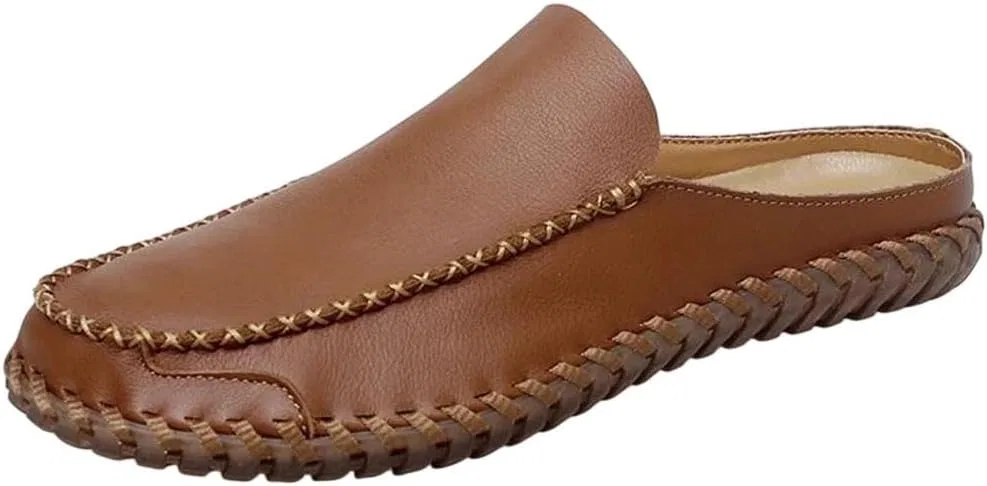 Мужские мюли летние дышащие, Loafers & Slip-Ons, Brown