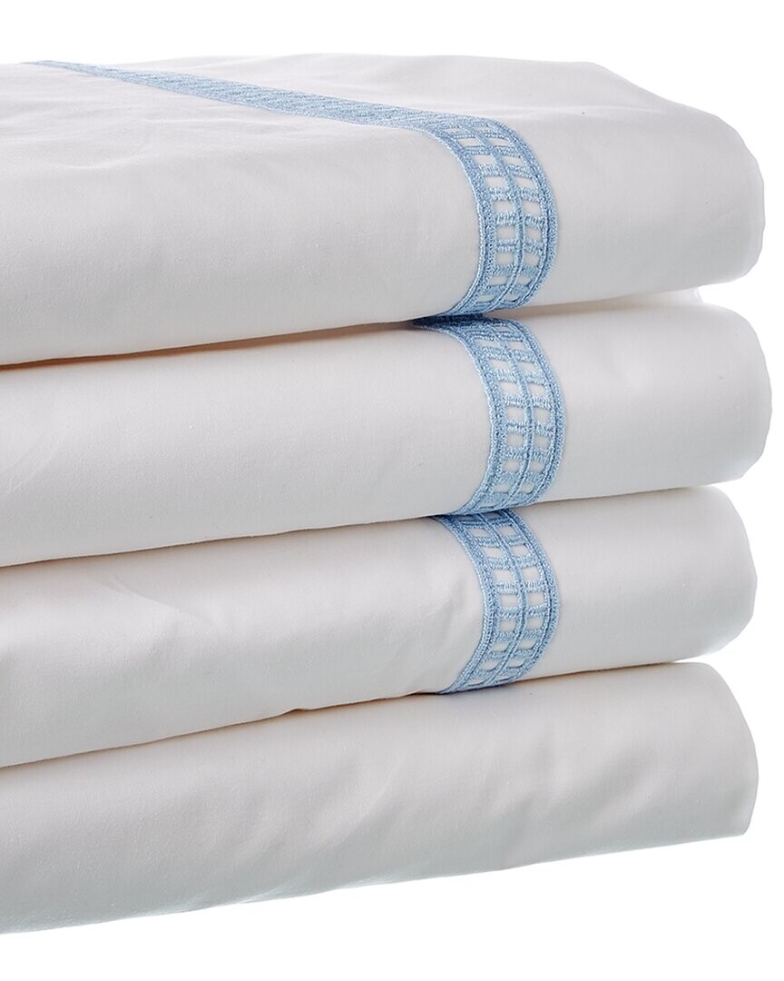 

Набор простыней Maurizio Italy Squares, цвет White/Blue