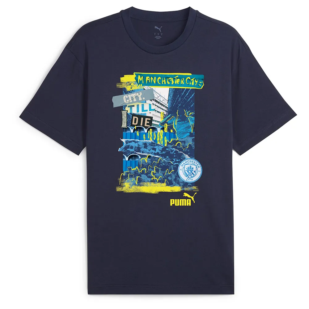 

Футболка с коротким рукавом Puma Manchester City FC ftblNRGY+, синий