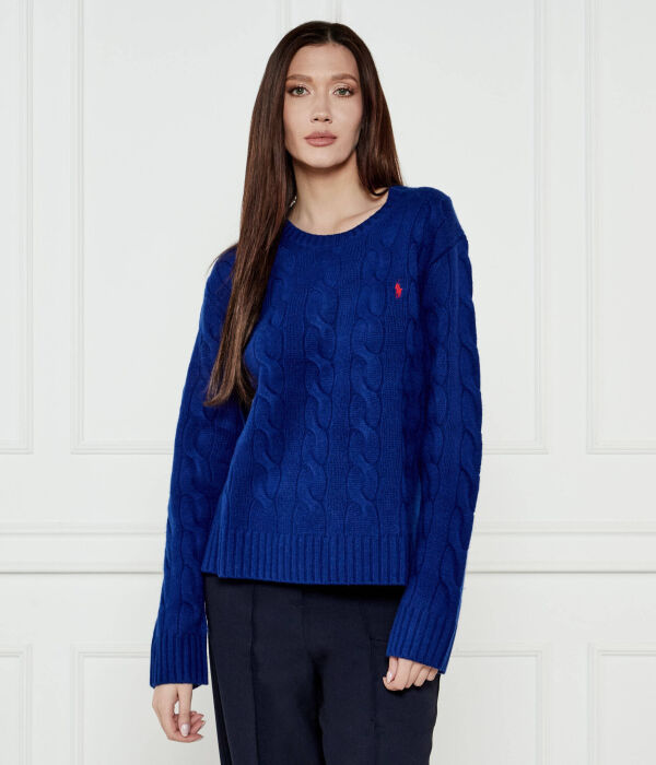 

Джемпер женский Polo Ralph Lauren из шерсти и кашемира, синий
