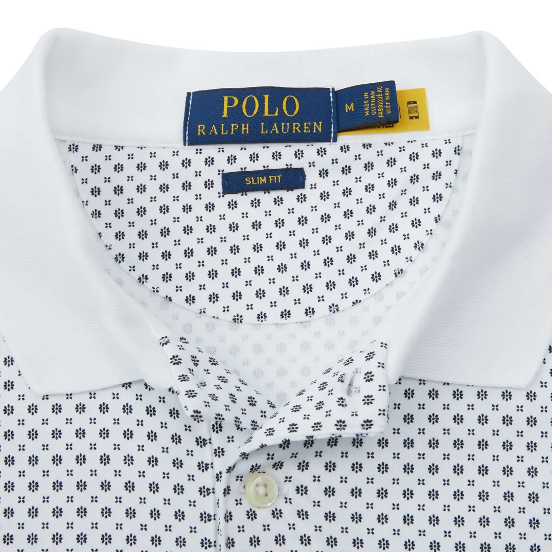 Поло SS25 мужская Polo Ralph Lauren, белый — фото 3