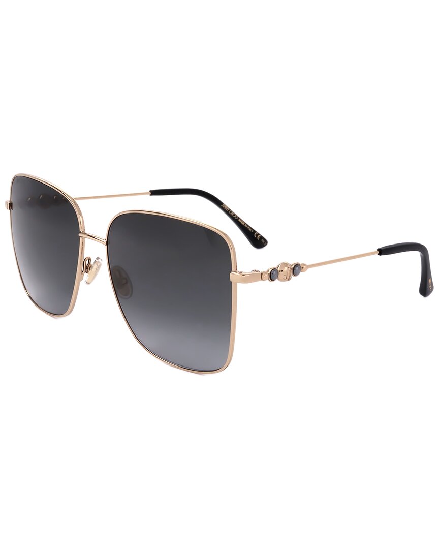 

Женские солнцезащитные очки Jimmy Choo HESTER 59 мм, золотой