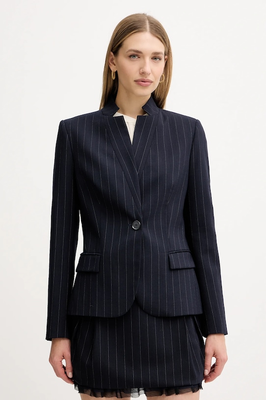 

Куртка с шерстью Pinko, темно-синий